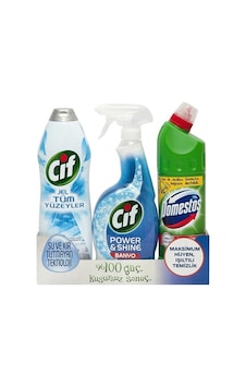 Domestos Hijyen Seti Cif Power Shine Sprey 750 Ml + 810 Ml + Cif Diğer Domestos Hijyen Seti Cif Power Shine Sprey 750 Ml + 810 Ml + Cif Diğer