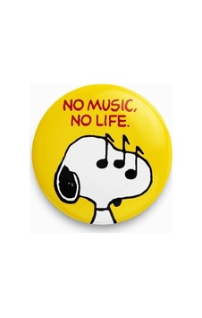 Ms Major Selection Snoopy No Music No Life Yazılı Rozet Diğer Ms Major Selection Snoopy No Music No Life Yazılı Rozet Diğer