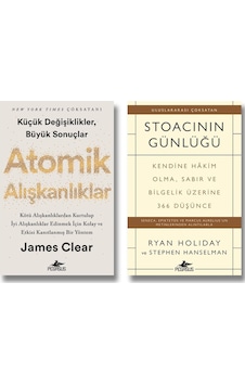 Pegasus Yayınları Atomik Alışkanlıklar - Stoacının Günlüğü 2 Kitap Set James Clear Ryan Holiday Pegasus Yayınları Atomik Alışkanlıklar - Stoacının Günlüğü 2 Kitap Set James Clear Ryan Holiday