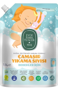 Eyüp Sabri Tuncer Doğal Zeytinyağı İçerikli Bebek Çamaşır Yıkama Sıvısı 1500 ML