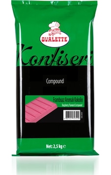 Katsan Ovalette Frambuaz Konfiseri Kokolin 2500 G