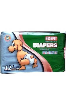 Pet Pretty Hushpet Köpek Alt Tuvalet Bezi L 12'li 16-25kg Pet Pretty Hushpet Köpek Alt Tuvalet Bezi L 12'li 16-25kg
