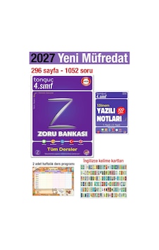 4. Sınıf 2027 Tüm Dersler Zoru Bankası 1. Dönem Yazılı Notları 4. Sınıf 2027 Tüm Dersler Zoru Bankası 1. Dönem Yazılı Notları