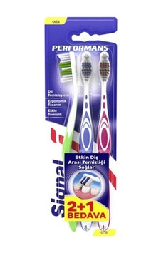 Signal Performans Etkin Diş Temizliği 2+1 Orta Diş Fırçası Sku: Zeusstk108eb6925f Signal Performans Etkin Diş Temizliği 2+1 Orta Diş Fırçası Sku: Zeusstk108eb6925f