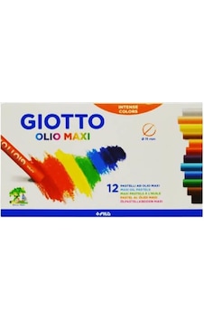 Giotto 12 Renk Pastel Boya 11 Mm