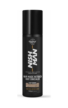 Nish Man Hair Magic Root Spray Light Brown 100 Ml Nish Man Hair Magic Root Spray Light Brown 100 Ml