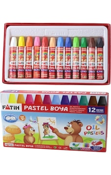 Fatih 12 Renk Pastel Boya 24012/f Standart