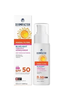 Dermfactor Bluelight Mineral Filtre Güneş Kremi Spf50 100ml