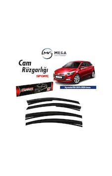 Hyundai I20 2015-2020 Arası Mugen Tip Cam Rüzgarlık Sunplex Hyundai I20 2015-2020 Arası Mugen Tip Cam Rüzgarlık Sunplex