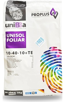 Unibba Unisol Foliar 10-40-10+te Npk Yaprak Gübresi 1kg 1 KG Unibba Unisol Foliar 10-40-10+te Npk Yaprak Gübresi 1kg 1 KG