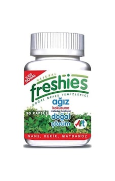 Freshies Doğal Nefes Tazeleyici 90 Kapsül x 2 Adet Freshies Doğal Nefes Tazeleyici 90 Kapsül x 2 Adet