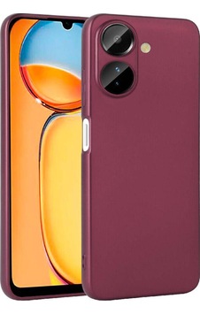 Xiaomi Redmi 13c Kılıf Zore Premier Silikon Kapak Mürdüm Xiaomi Redmi 13c Kılıf Zore Premier Silikon Kapak Mürdüm