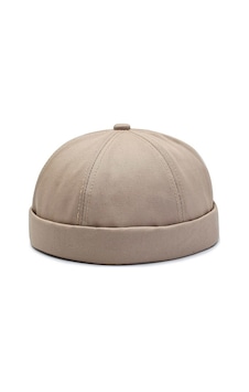 Eleven Market Retro Docker Cap Takke Leon Bere Unisex Bej Şapka Eleven Market Retro Docker Cap Takke Leon Bere Unisex Bej Şapka