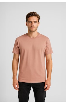Markapia Erkek %100 Pamuk Basic T-shirt Çok Renkli S 2xl S Somon Markapia Erkek %100 Pamuk Basic T-shirt Çok Renkli S 2xl S Somon