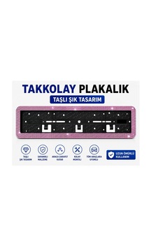 Plakalık Takkolay Taşlı Pembe 1 Adet Plakalık Plakalık Takkolay Taşlı Pembe 1 Adet Plakalık