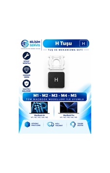 Macbook Pro & Air M1-m2-m3 Uyumlu Klavye Yedek Tuş Seti A - İ Arası Macbook Pro & Air M1-m2-m3 Uyumlu Klavye Yedek Tuş Seti A - İ Arası