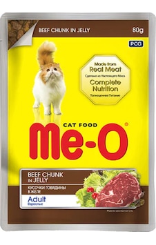 Me-O Dana Etli Jöleli Pouch Yetişkin Kedi Yaş Maması 80 G