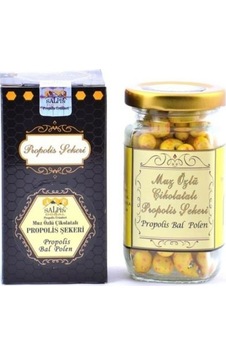Salpin Muz Özlü Çikolatalı Propolis Şekeri 70 G Salpin Muz Özlü Çikolatalı Propolis Şekeri 70 G