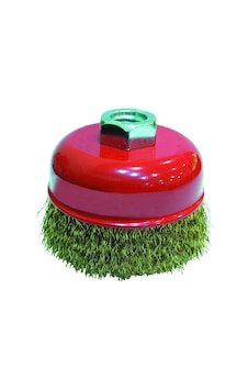 PARTNER PT02035 SARI DALGALI TELLİ M14 VİDALI ÇANAK FIRÇA