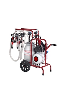 Çift Sağım Yağlı Sistem 40 Lt Alüminyum Güğümlü Süt Sağım Makinesi Çift Sağım Yağlı Sistem 40 Lt Alüminyum Güğümlü Süt Sağım Makinesi