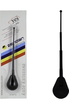 Dekoratif Oto Anten Oval Süs Anteni Vakum 23cm Zendar YES-010