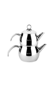 Tantitoni Hercul Orta Boy Çaydanlık Takımı 1000/1600 Ml Gümüş Tantitoni Hercul Orta Boy Çaydanlık Takımı 1000/1600 Ml Gümüş