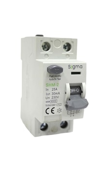 Sigma Shm2p 30ma 25a 6ka Monofaze Kaçak Akım Koruma Şalteri Sigma Shm2p 30ma 25a 6ka Monofaze Kaçak Akım Koruma Şalteri