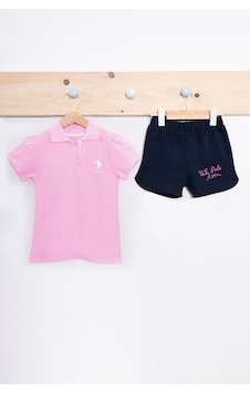 U.S. Polo Assn. Kız Bebek Pembe Takım 5274-48163 Pembe U.S. Polo Assn. Kız Bebek Pembe Takım 5274-48163 Pembe