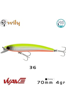 Wily Wave 70f 7cm 4gr No:36 Maket Balık