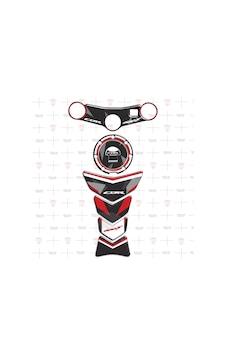 CBR 600F Gidon Pad Mesnet Pedi Karbon Siyah Kırmızı Özel-2003-07