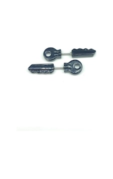 Tedz Collection Büyük Anahtar Pin Küpe Çok Renkli Tedz Collection Büyük Anahtar Pin Küpe Çok Renkli