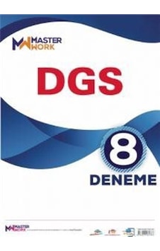 DGS 8 Deneme - Çözüm Kitapçığı Sayısal - Sözel- Masterwork