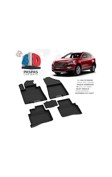 Hyundai Tucson 4d Araca Özel Havuzlu Kauçuk Paspas 2015 Ve Üzeri