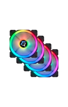 Gameforce 7R Pro 120 MM Rainbow Işıklı Sessiz Kasa Fanı 4'lü Set