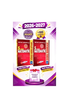 Partikül 5. Sınıf Partikül Matematik Seti - Soru Bankası + Video Ders Kitabı 2 Kitap Partikül 5. Sınıf Partikül Matematik Seti - Soru Bankası + Video Ders Kitabı 2 Kitap