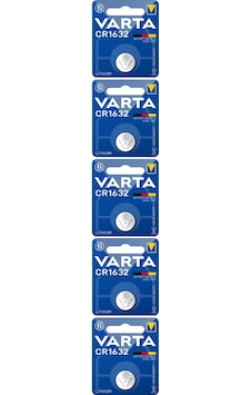 Varta CR1632 3V Lityum Düğme Pil 5'li Varta CR1632 3V Lityum Düğme Pil 5'li