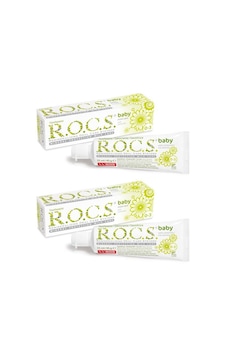 Rocs Baby Diş Macunu 0-3 Yaş Papatya 2 Adet 35 ML Rocs Baby Diş Macunu 0-3 Yaş Papatya 2 Adet 35 ML