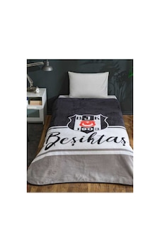 Zorluteks Beşiktaş Tek Kişilik Battaniye Gri