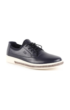 Erkek Casual Ayakkabı Hakiki Deri Kilitli Lastik Bağcıklı Esnek Boğazlı Hafif Beyaz Eva Taban Sneaker Lbr H1097 Lacivert Erkek Casual Ayakkabı Hakiki Deri Kilitli Lastik Bağcıklı Esnek Boğazlı Hafif Beyaz Eva Taban Sneaker Lbr H1097 Lacivert