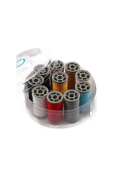 Dikiş Ipi Seti Kutulu 10 Renk Makara Düğme Dikme Onarma Ipi Dikiş Ipi Seti Kutulu 10 Renk Makara Düğme Dikme Onarma Ipi