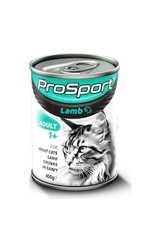 Prosport Chunk Kuzu Etli Yetişkin Kedi Konserve Mama 400 G Prosport Chunk Kuzu Etli Yetişkin Kedi Konserve Mama 400 G