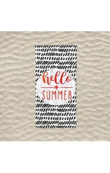 Marte Home Hello Summer K Baskılı Plaj Havlusu Marte Home Hello Summer K Baskılı Plaj Havlusu