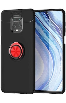 Xiaomi Redmi Note 9s Kılıf Zore Ravel Silikon Kapak Siyah-Kırmızı Xiaomi Redmi Note 9s Kılıf Zore Ravel Silikon Kapak Siyah-Kırmızı