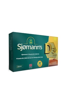 Sjomann's D3 Çiğnenebilir Jel 30 Tablet