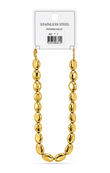 Bilfa Kadın Gold Paslanmaz Çelik Pinterest Oval Baklalı Şık Kolye Altın Bilfa Kadın Gold Paslanmaz Çelik Pinterest Oval Baklalı Şık Kolye Altın