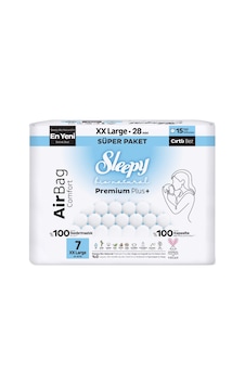 Sleepy Bio Natural Airbag No 7 Xxl 28'li - 4 Adet Tarı L Sleepy Bio Natural Airbag No 7 Xxl 28'li - 4 Adet Tarı L