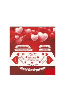 Benimle Evlenirmisin Evlilik Teklifi Romantik 60 Parça 2 Kişilik Keçe Süs Seti Aşk Seti Kırmızı Tüm Yaşlar Benimle Evlenirmisin Evlilik Teklifi Romantik 60 Parça 2 Kişilik Keçe Süs Seti Aşk Seti Kırmızı Tüm Yaşlar