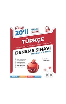 Nartest 8. Sınıf Prestij Türkçe 20 Deneme Sınavı Nartest 8. Sınıf Prestij Türkçe 20 Deneme Sınavı