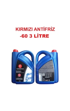 Antifriz Kırmızı -60 Derece 3 Litre Eurorepar Antifriz Kırmızı -60 Derece 3 Litre Eurorepar