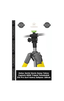 Delux Serisi Deniz Kamp Tekne Captain 6806 Tripod Teleskobik 3lü Pro Surf Kamış Sehpası 180cm Standart Delux Serisi Deniz Kamp Tekne Captain 6806 Tripod Teleskobik 3lü Pro Surf Kamış Sehpası 180cm Standart